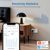 QUEENWEN 13A Smart Plug UK with Energy Monitoring, Smart Socket