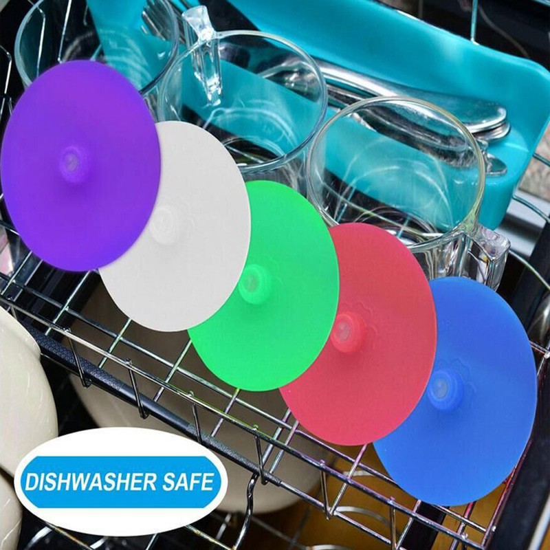 5Pcs Silicone Fermenting Lids for Wide Mouth Jar Food Grade