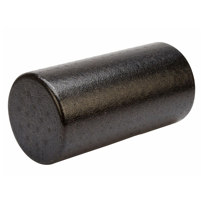 Physioworx EPP Foam Roller 30cm | Firm Black – High