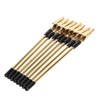 10Pcs Metal Memo Clips Gold Color Electroplated Safe Light Strong