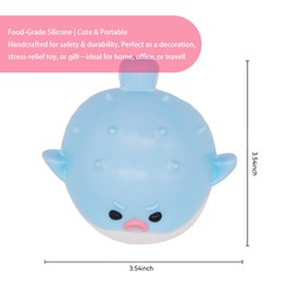 Taba Squishy Toy for Adults & Kids - Super Soft Slow Rebound Stress Ball, Sensory Therapy Fidget Toy for Anxiety Relief, Office Travel Desk Toy