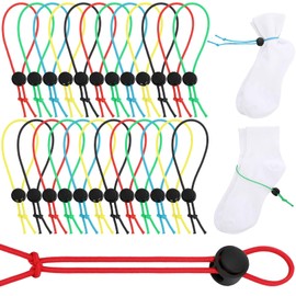 Wowangce 50 Pcs Sock Clips for Laundry Locks Your Socks Holder Stocking Tie Clips Stocking Organizer for Washing Machine and Dryer