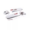 e-power-auto-Trim FOR HUMMER H2 CHROME FRONT HOOD SIDE HINGE COVER
