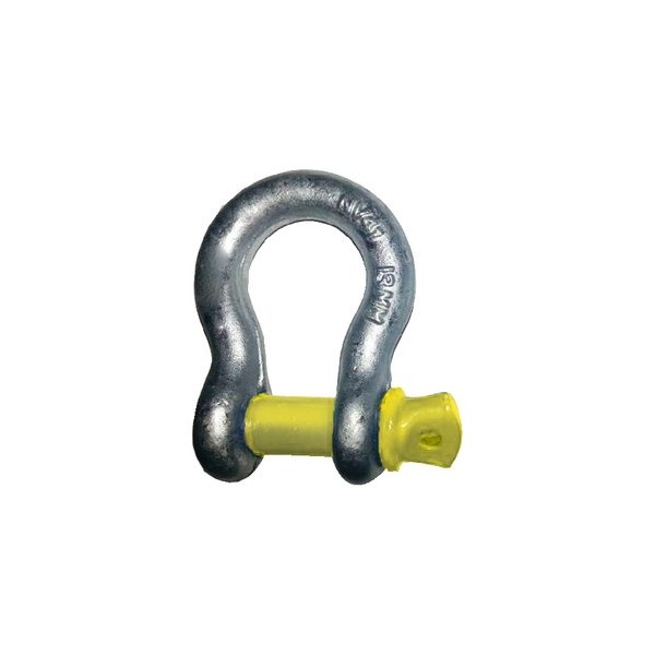 Titan 10319060, Bow Type Anchor Shackle 1-1/4-Inch Hot Dip Galvanized with Screw Pin, 12 Ton WLL