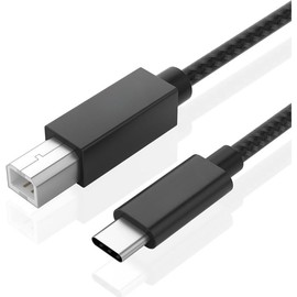 1.5m USB-C to Type-B MIDI Interface  for MIDI Keyboards/Controllers - MIDI-CB150, Metal - Color: MIDI-CB150