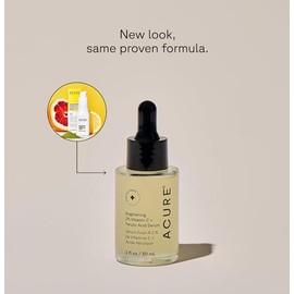 Acure | Serum iluminador de Vitamina C & Ácido Ferúlico | Sin aceites | Ayuda a prevenir manchas, 30 ml