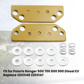 ASTROSYNC Parking Brake Pads Kit with Shims & Springs Fit for Polaris Ranger 500 700 800 900 Diesel EV Replace 2203148 2203147