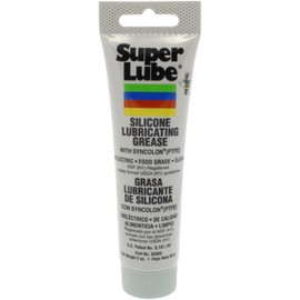 Super Lube Super Lube 92003 Silicone Lubricating Grease with PTFE, 3 oz Tube, Translucent White