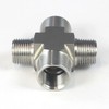HFS(R) 1/2" NPT Thread Pipe Fitting 4 Way Cross (Male