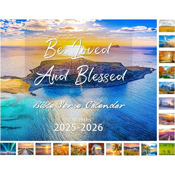 Chambom Calendar 2025-2026 - 18 Month Wall Medium, multicolored