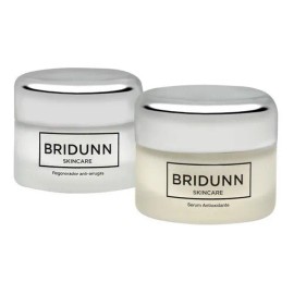 Bridunn Kit Crema Facial Antiarrugas Y Suero Antioxidante
