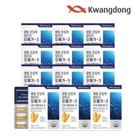 Guangdong Supercritical Altige Omega 3 Vitamin E 30 Capsules 12 Boxes Vitamin D Blood Circulation Eye Dryness Improvement / 광동 초임계 알티지 오메가3 비타민E 30캡슐 12박스  비타민D 혈행 눈건조개선