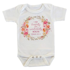Fearfully and Wonderfully Made Psalms Chapter 139:14 Onesie/Bodysuit (0-3 months)
