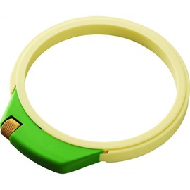 Clover Embroidery Hoop, 12cm,Yellow