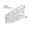 Anti-Skid, Clear PVA Door Wedge Stoppers - Antifragile, Durable Plastic