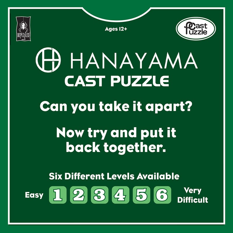 BePuzzled | Vortex Hanayama Metal Brainteaser Puzzle Mensa Rated Level