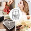 SOITIS Small Urns for Human Ashes Keepsake, Stainless Steel Mini