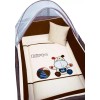 BabyBaby Set Edredón Para Cuna Viajera Modelo Hippo Beige