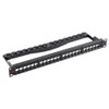 Simply45 24 Port Unloaded UTP Keystone Patch Panel, 1RU includes