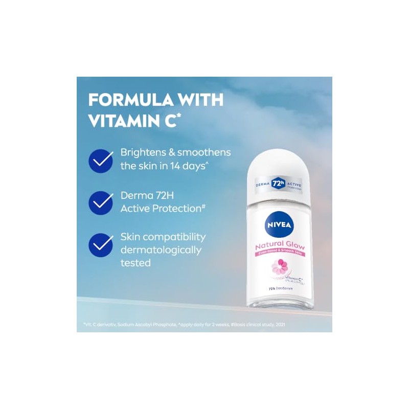 Nivea Whitening Smooth Skin Roll On, 50ml