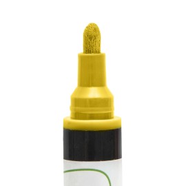 Rainbow Chalk Markers Ltd Glass Pen Liquid Paint Marker: Glass Writing Pens, Erasable Ink - 5mm Tip Yellow
