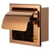 Embedded Style Toilet Paper Holder Stainless Steel Paper Towel Holder