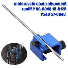 Bittwee Motorcycle Chain Alignment Tool, 08-0048 Quick Accurate Professional Alignment Tool Chain Maintenance Repair Parts Bagged, Universal for Motor Scooter Sprocket Sport Dirt Bike ATV