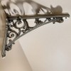 HARPOON 8 Inch Shelf Brackets 2 Pack Heavy Duty Wall