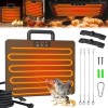 Chicken Coop Heater, Safe Radiant Space Heat Energy Chick Pet