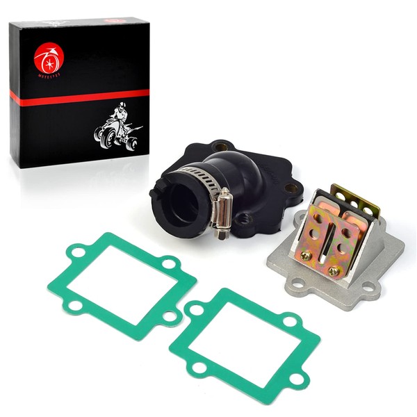 Intake Manifold Boot Intake Reed Valve & Gasket for Polaris