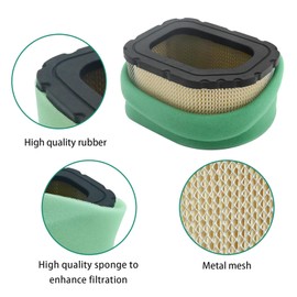 laffoonparts 32 083 06-S1 Air Filter with Fuel Filter, Replacement for Kohler 32 083 06 32 083 06S 32 883 03-S1 3208306-S SV710 SV715 SV725 SV735 SV810 SV82 (Pack of 2)