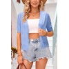 Arach&Cloz Srtick Jacket Women's Bolero Festive Short Sleeve Cardigan Summer