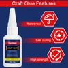 Craft Glue, Model Adhesive for Crafts, Model, Toy, Ceramic, Stone,