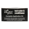 LIGHT MOUNTAIN Natural Hair Color 3 Piece - Dark Chocolate,