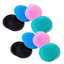 SAFIGLE 12pcs Massaging Hair Comb Scalp Scrub Brush for Home Salon Plastic Hair Cleaning Brush Massage Bristles