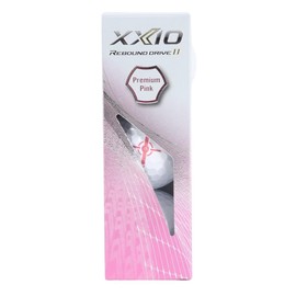 XXIO Golf Balls Rebound Drive 2 XN RD2 PPK Sleeves (Pack of 3) (White x Pink/FF/Lady's)