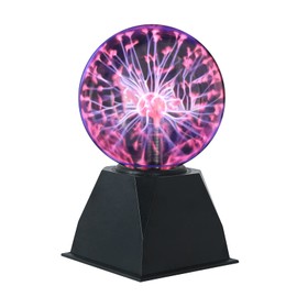 DAXGD 12 cm Magic Plasma Ball, Touch-Sensitive Plasma Ball and Sound Lamp, 5 Inch Ionic Ball for Decoration/Children/Gift