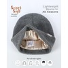 Hat Hut Satin Lined Beanie for Women Men Winter Hats