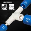 Supply Giant QQUF0034-5 Plastic PEX Poly Alloy Tee Barb Pipe