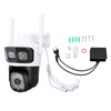Pan Tilt Security Camera WiFi Dual Lens 4MP Night Vision