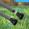 PATIKIL Golfball-Retriever Greifer, 8 Stück Golfball-Saugnapf-Greifer Gummi Puttergriff-Picker-Upper-Werkzeug für Golfer