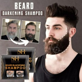 10x Sevich Beard Blackening Shampoo 5 Mins Dye Beard Black Color Darkening 15ml