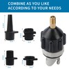 WOUMON SUP Pump Adapters,Air Valve Converter,Multifunction Air Valve Attachment for