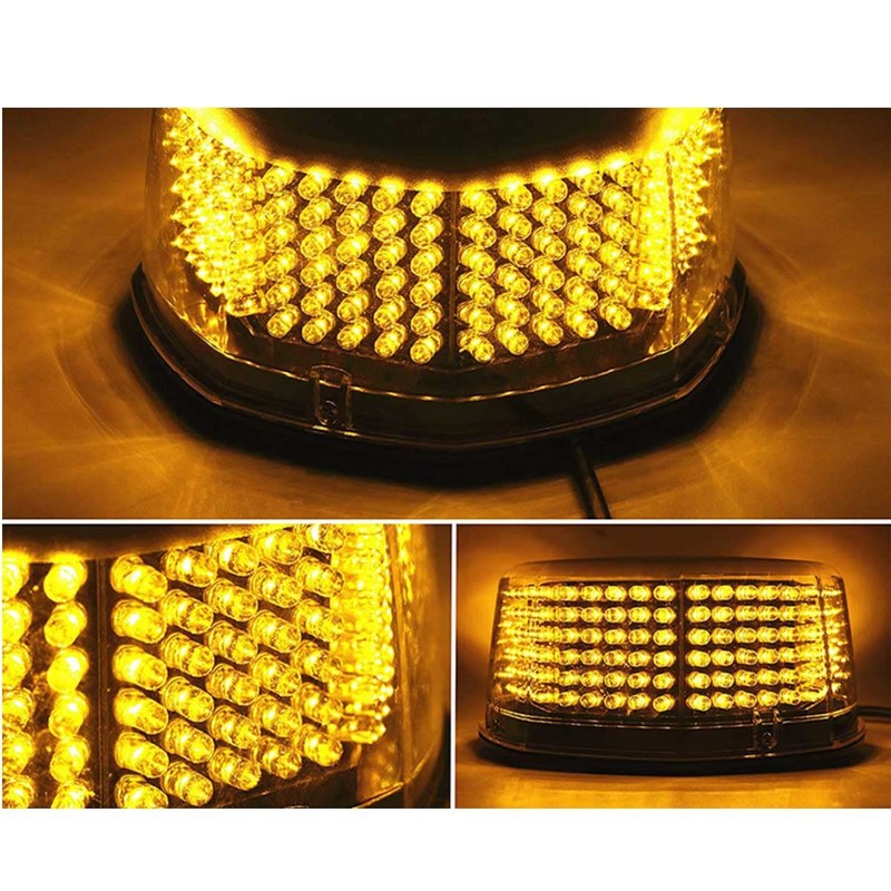 Foxfire Flashing Strobe Beacon, Amber, 360 Degree Coverage, 7 Light