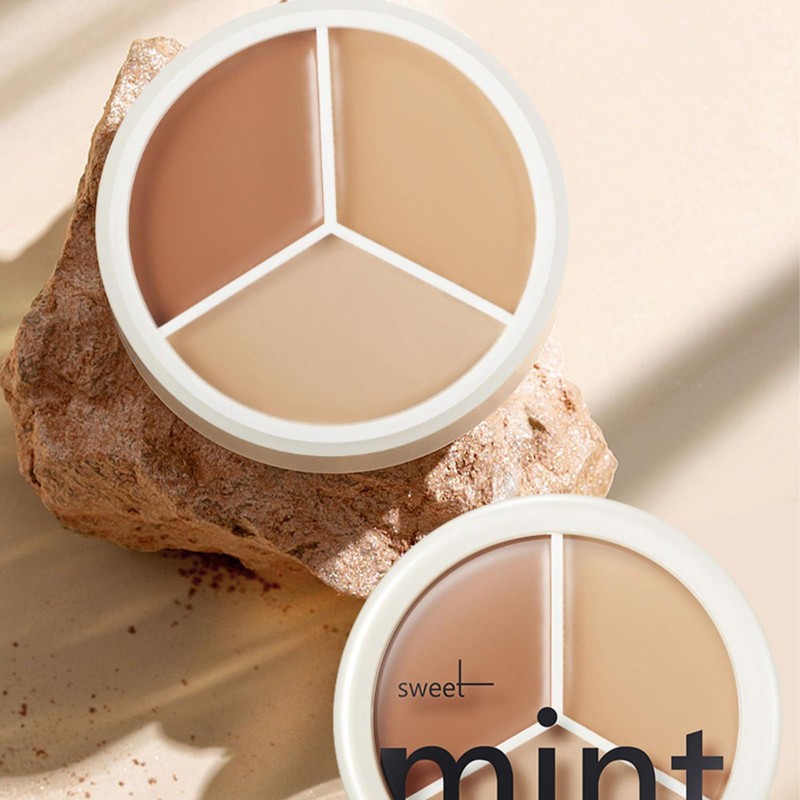 Concealer - 3 Colours High Coverage Waterproof Face Concealer Full