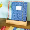 Papierdrachen 4 High-Quality Plastic-Free School Folders with Elastic Band in