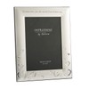 Juliana Photo Frame 2 Tone Silverplated Hearts 6" x 8"