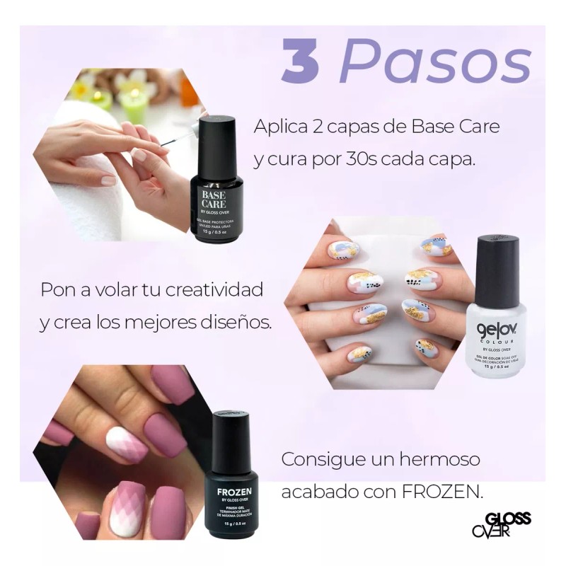 Gloss Over Gama Gelov De Gloss Over Para Uñas 7