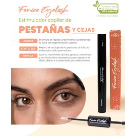 FENICE Eyelash Serum Estimulador de Crecimiento de Pestañas y Cejas 10 ml