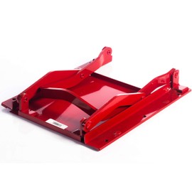 Sliding Grain Gate - 9 inch x 9 inch, Red | Manual Grain Bed Truck Slide Gate with 1" Mounting Lip | 11" Overall Length & 13" Height | Stainless Steel Heavy Duty Construction